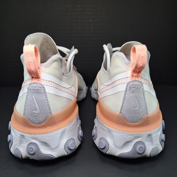 Nike React Element 55 Pale Pink Running Sneakers Shoes BQ2728-601 Women's Size 9 - Picture 3 of 13